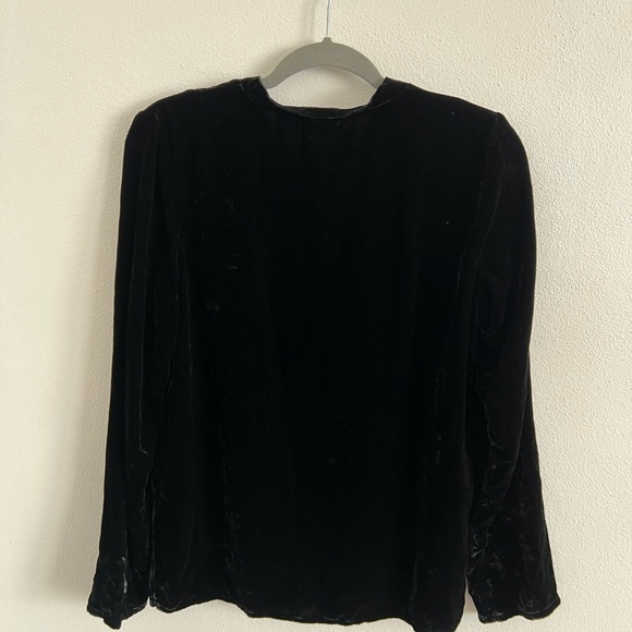 CP Shades Velvet Top in Black, size small - Picture 5 of 6